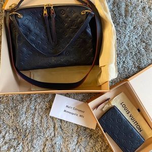 Louis Vuitton marine rouge Ponthieu Pm / wallet